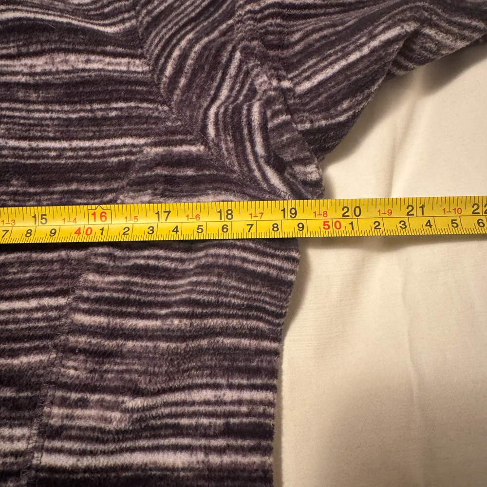 Eddie Bauer Gray & Black Striped Full-Zip lightweight jacket with pockets M - Picture 8 of 10